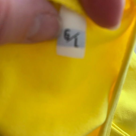 Francois Beauregard yellow woman’s tee shirt size L - Picture 6 of 7